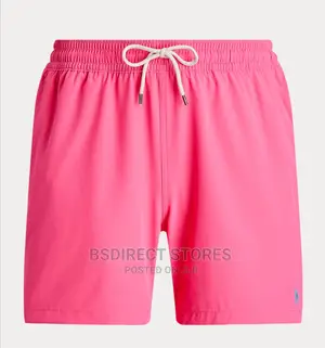 Ralph Lauren CORAL Hawaiian Classic Traveller Swim Short