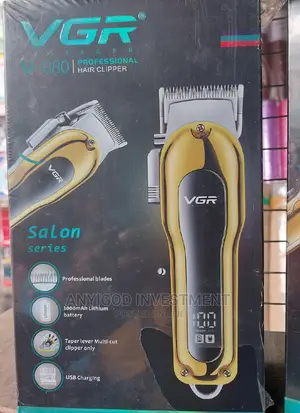 VGR Quality Solon Series Rechargeable LCD Clipper