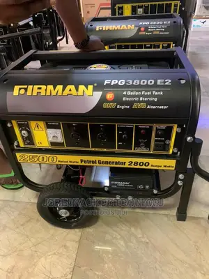 Brand New SUMEC Fireman Generator/3.5kva/Key Starter/Battery