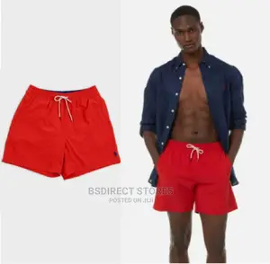 Ralph Lauren XL RED Classic Swim Hawaiian Traveller Short