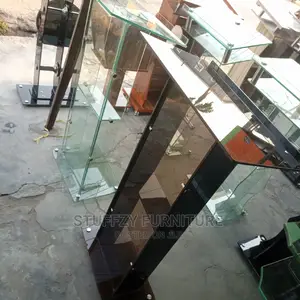 Tempared Glass Church Pulpits