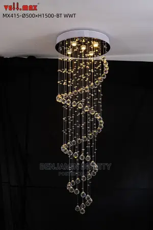 Spiral Crystal Drop Lighting 