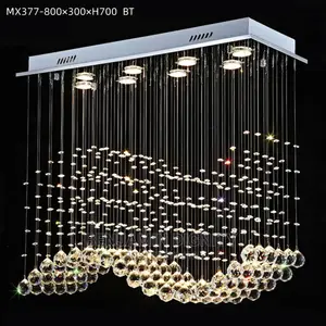 Spiral Crystal Drop Lighting