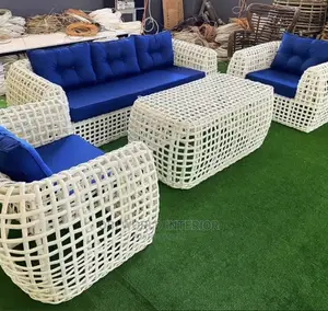Quality Garden Basket Chair and Table Set Outdoor