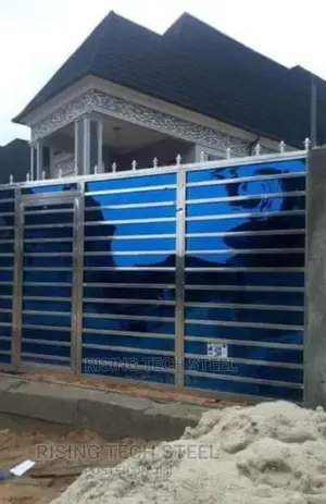 Blue Stainless Gate