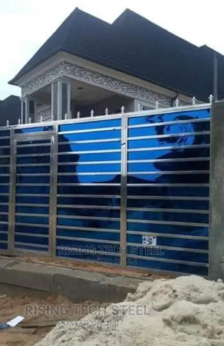 Blue Stainless Gate