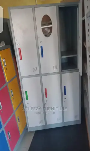Metal 6 Doors Lockers With Hanger
