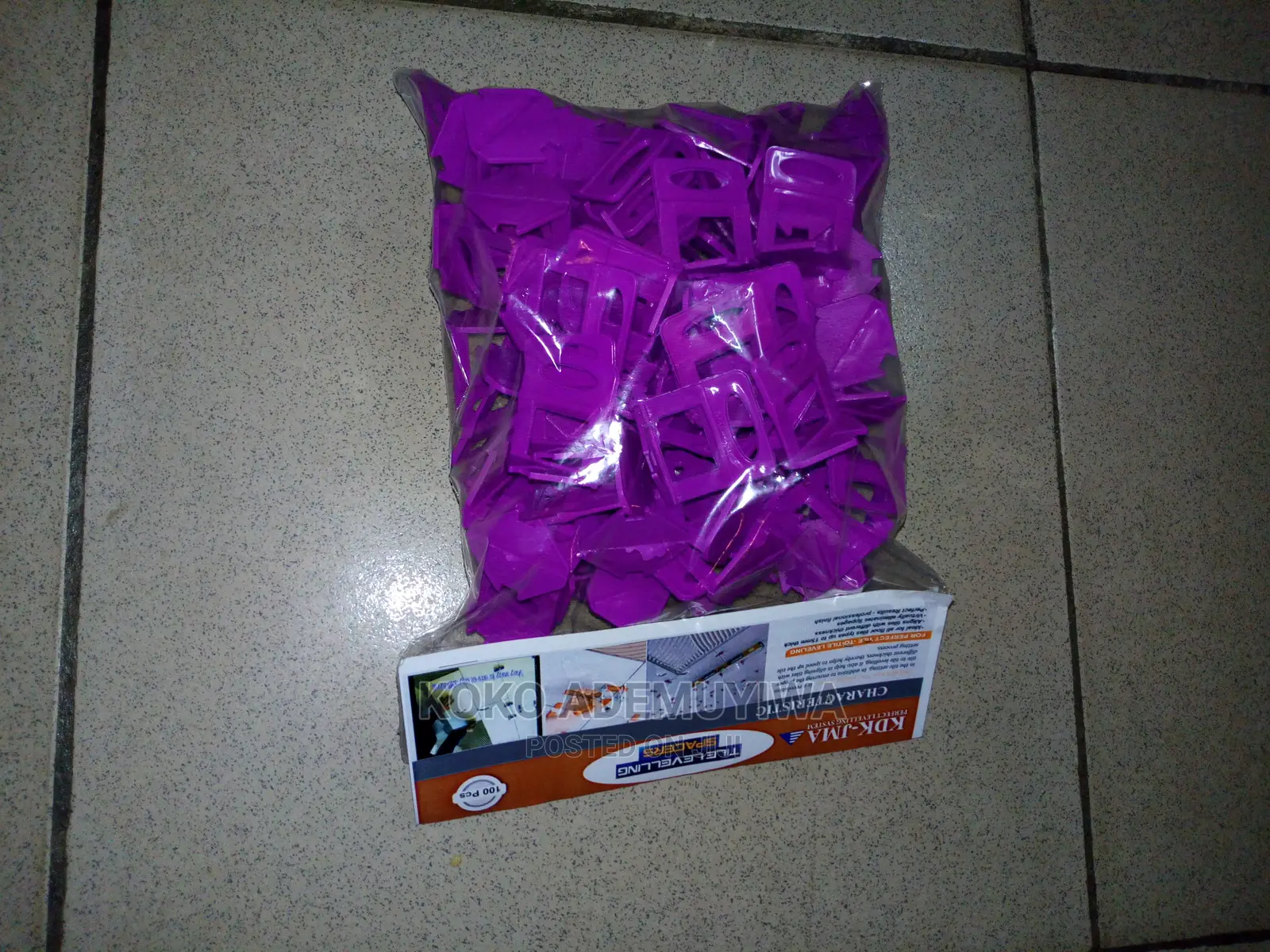 Tile Leveling System Spacers Clip (Coloured)