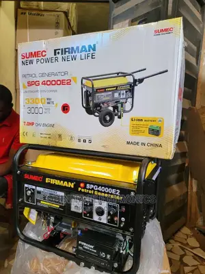 Brand New Sumec Firman(Spg4000e2)3.5kva Generator/100% Coper