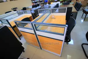 Modern 2 Man Office Work Stations