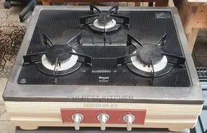 3 Burner Gas Cooker Glass Top