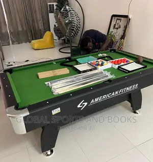 American Fitness 8ft Snooker Board With Complete Accessorie