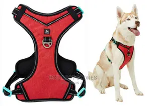 Pets at Home 3 Peaks RED MEDIUM Control Ascent Dog Harness