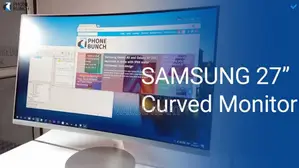 Samsung 27 Inches Frameless Curved Monitor