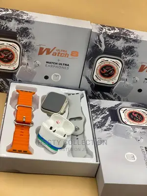 Ultra Watch 8 Series 8 Smartwatch and Earpods