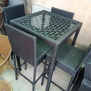 Basket Long Bar Chairs With Long Tables
