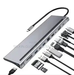 Usb C Hub Hdmi Ethernet Adapter - 11 in 1