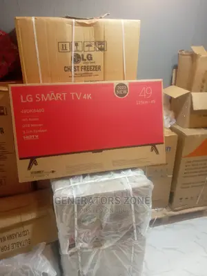 Uhd-49uk6400( Lg 49'' Smart Tv)+Stand +Remote+Usb,Hdmi,Av