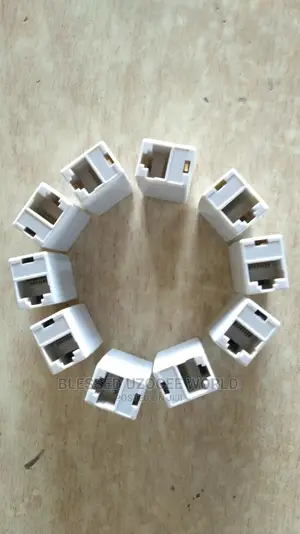 10 Pieces Rj45 Female Network Cable Coupler Extender Joiner