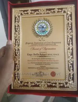 Wooden Award Plaque