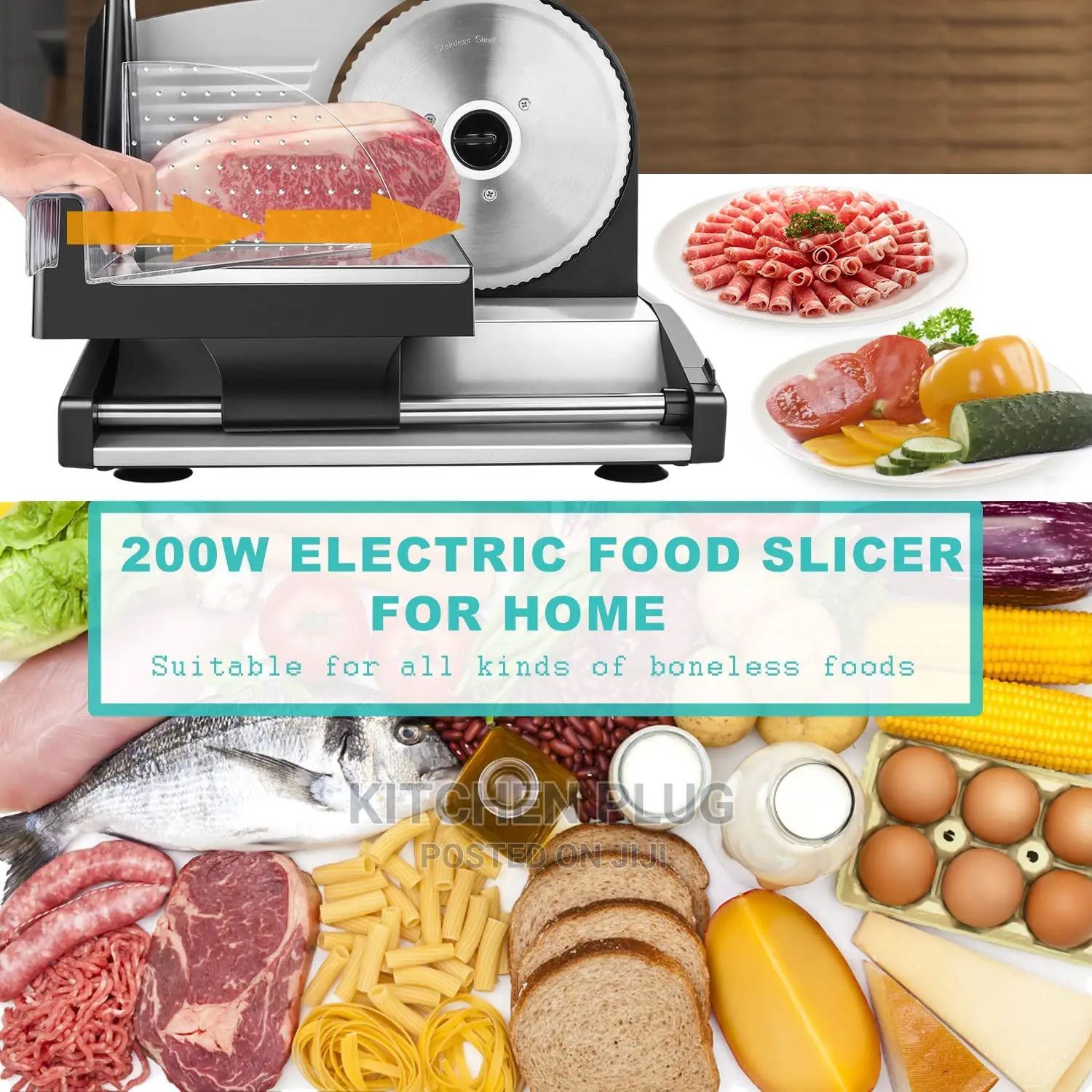 Multi-functional Meat Slicer Machine.