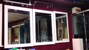 Bathroom Mirror With White Flame Available