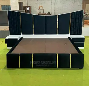 Quality High Back Rest Padded Bedframe.