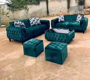 Luxury 7 Seater Living Room Fabric Sofa Chair.