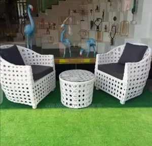 Garden Basket Chair and Table Set Me You