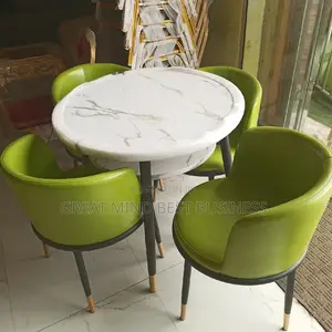 Marble Dining Table and Chairs