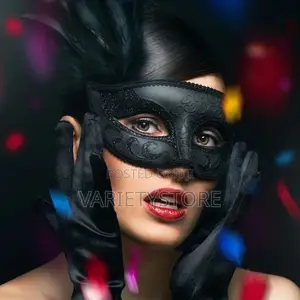 Halloween Black Sexy Half Face Blindfold Mask