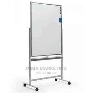 LEAD Mobile Revolving Double-Sided Magnetic Whiteboards 3ft