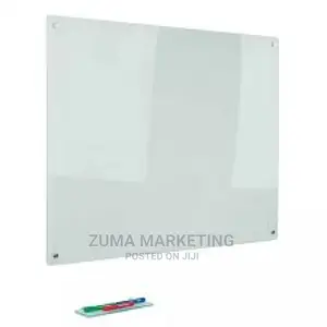 Lead Magnetic Glass Whiteboard 3-by-4 With Stand