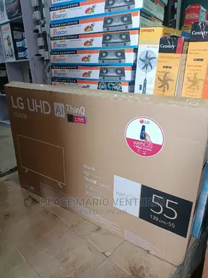 Original Lg 55" Television With 5years Warranty