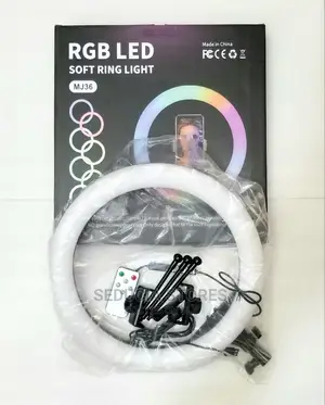 14 Inches RGB Multicolor Ring Light With Stand and Remote