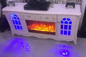Luxurious Imported Fireplace Tv Stand