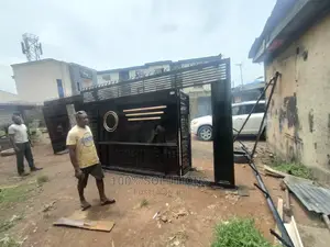 Standard Black With Touch of Gold Rolling Gate for Sale