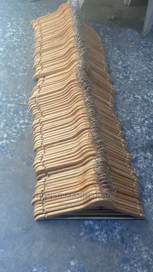 Sets of Neat Wooden Hangers for Sale