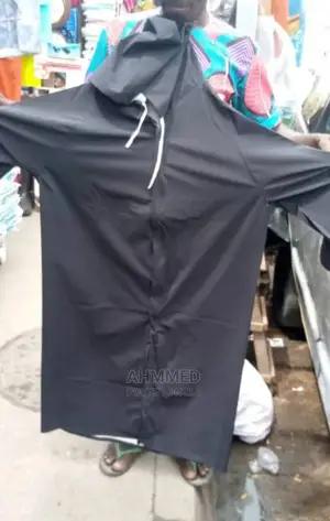 Black Local Rain Coat