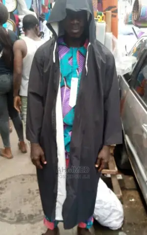 Black Local Rain Coat