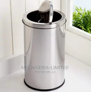 30 Litres Industrial Swing Dustin Stainless Steel 12"X24"