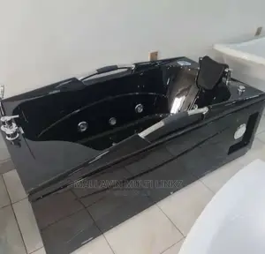 Single 1 Person Black Jacuzzi Bath