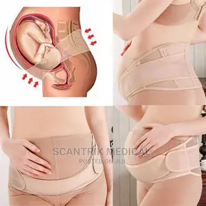 Portable Lumbar Support Pregnant Belly Strap Back Brace