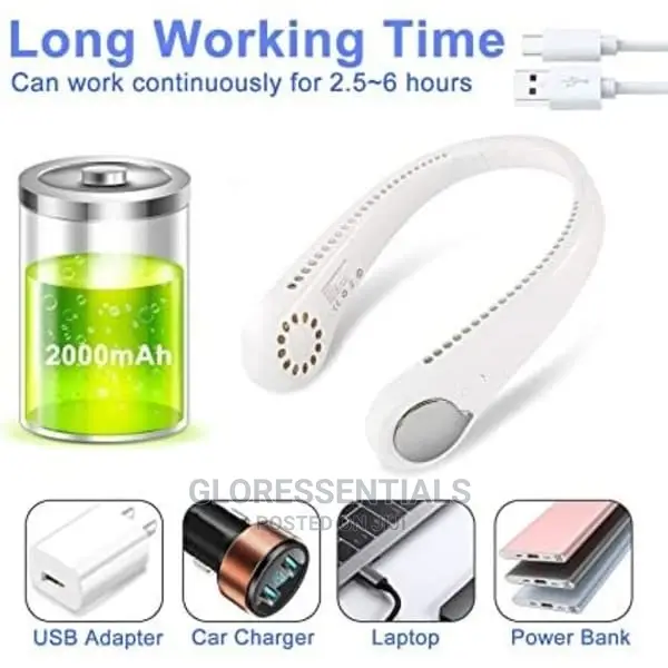 Rechargeable Neck Fan