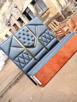 Exclusive Padded Bed Flame With Golden Tape