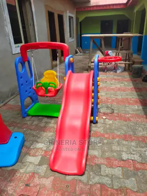 Children's Slide With Swing Set