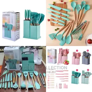Non Stick Silicon Luxury Spoon and Knives Set S