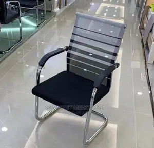 An Executive Chrome Leg Chair