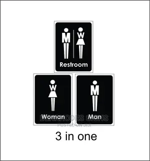 Toilet Signs (RESTROOM)