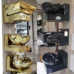 Gold Luxury Wall Hung Basin